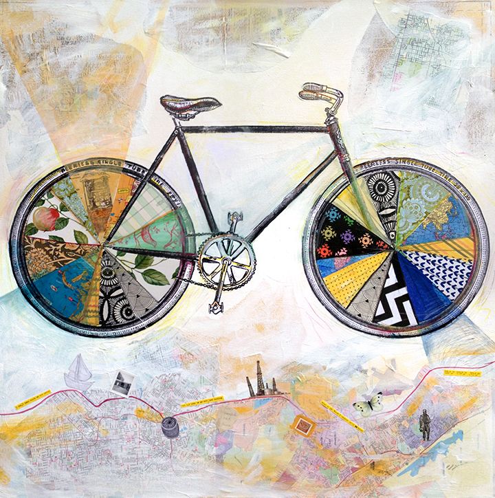 vintage bike prints