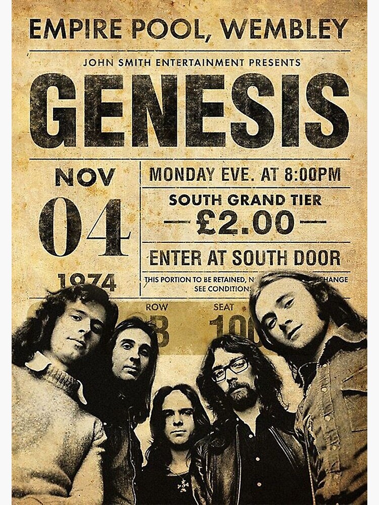vintage genesis poster
