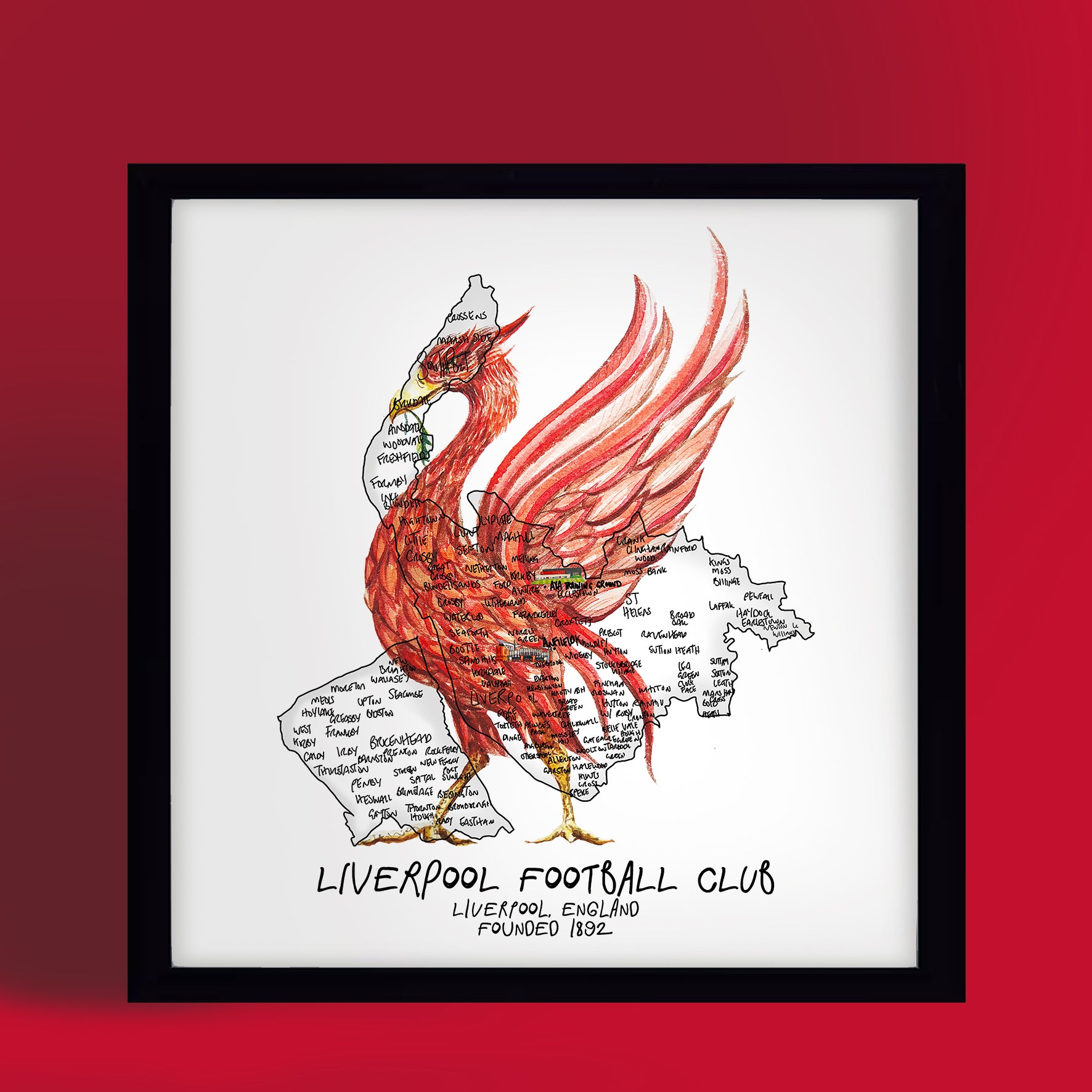 vintage Liverpool prints