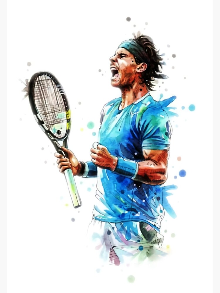 vintage Nadal tennis poster.