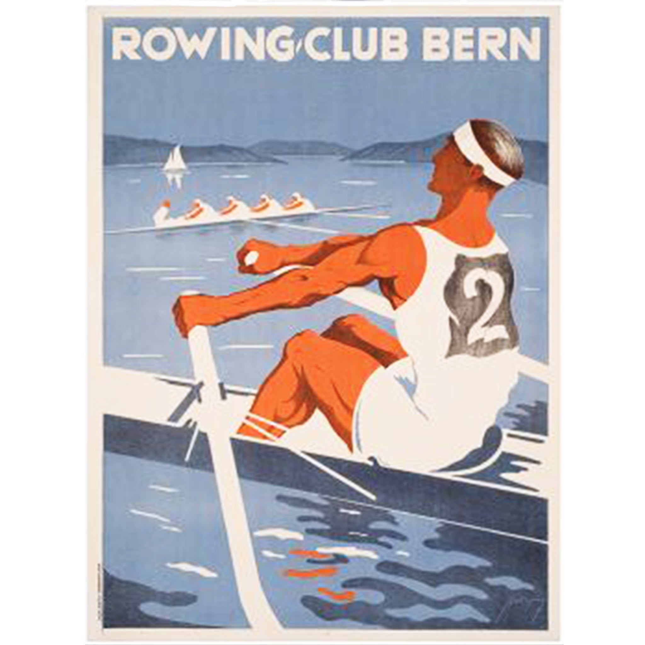 vintage rowing posters