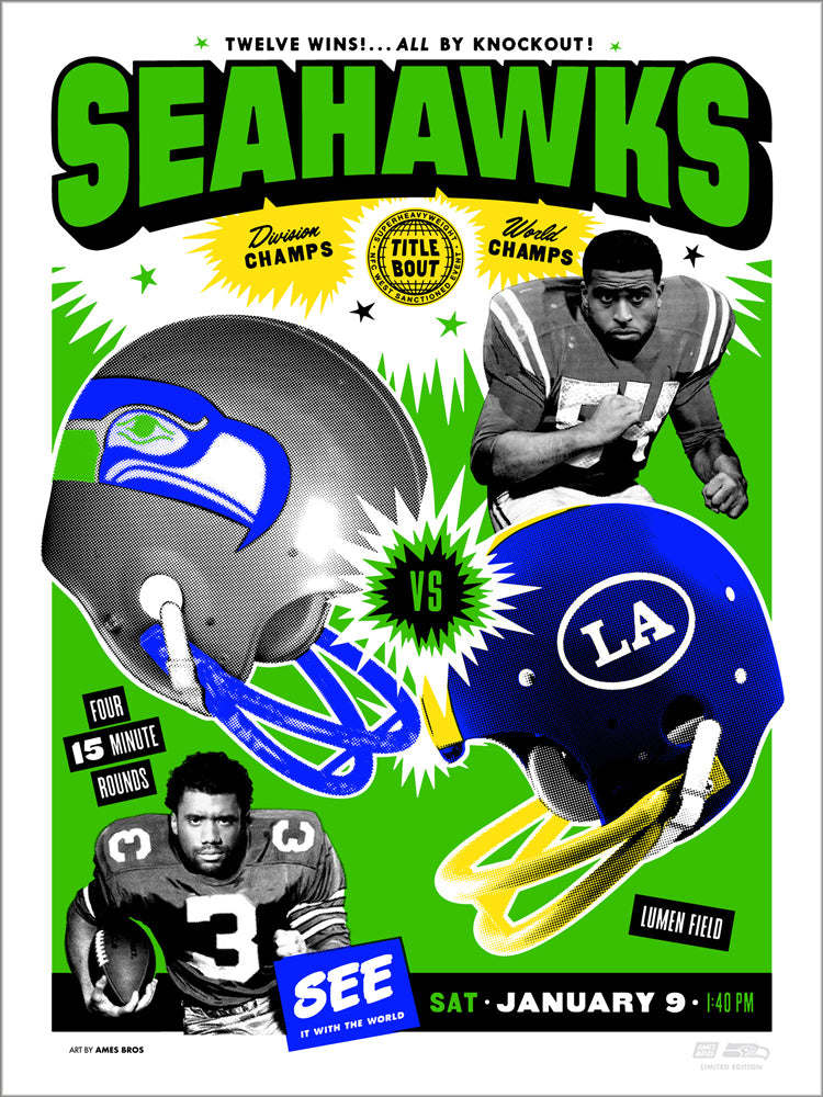 vintage Seahawks posters