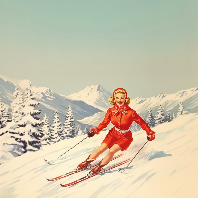 vintage skiing photos 0017