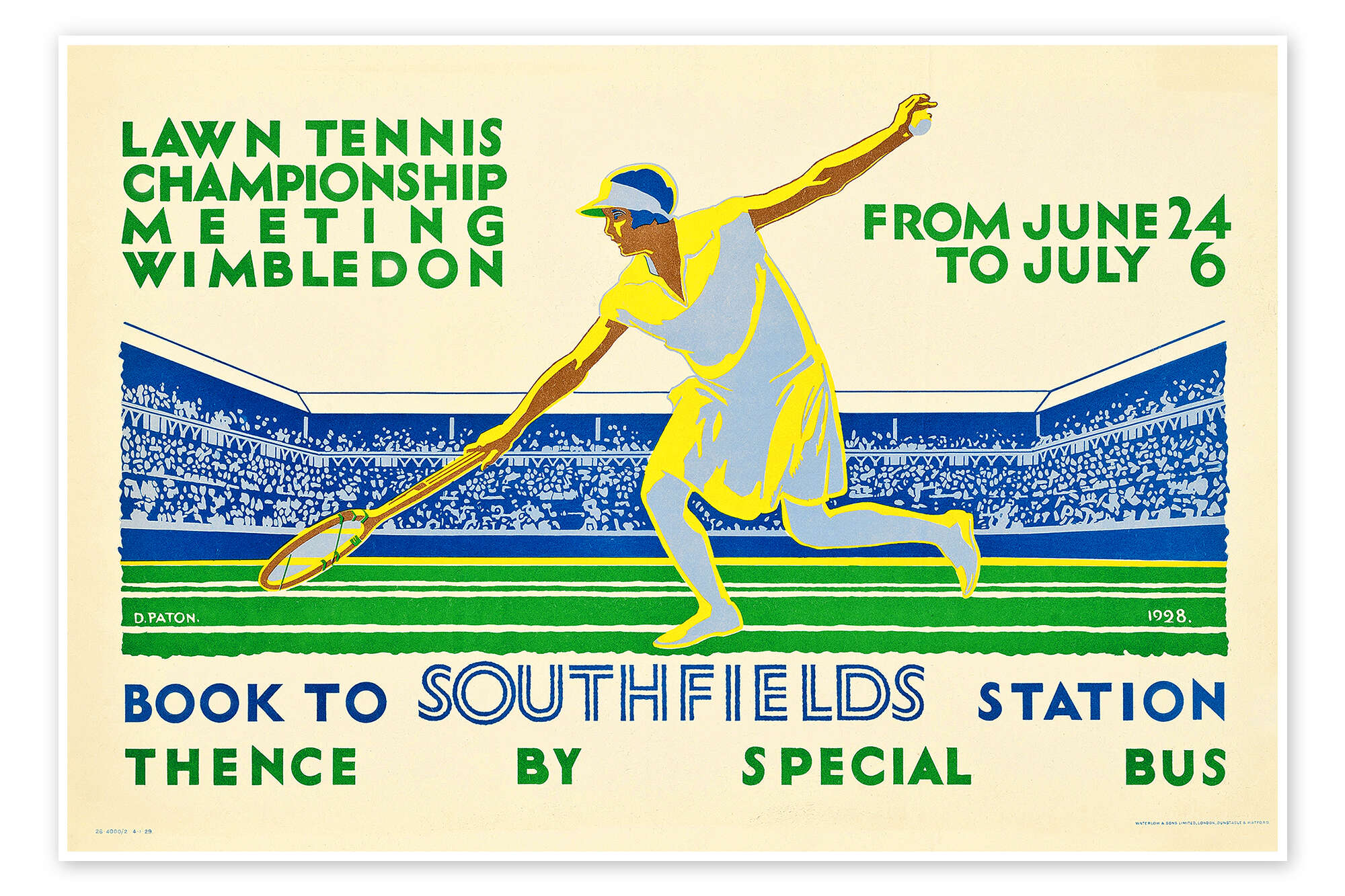 vintage tennis poster 0034