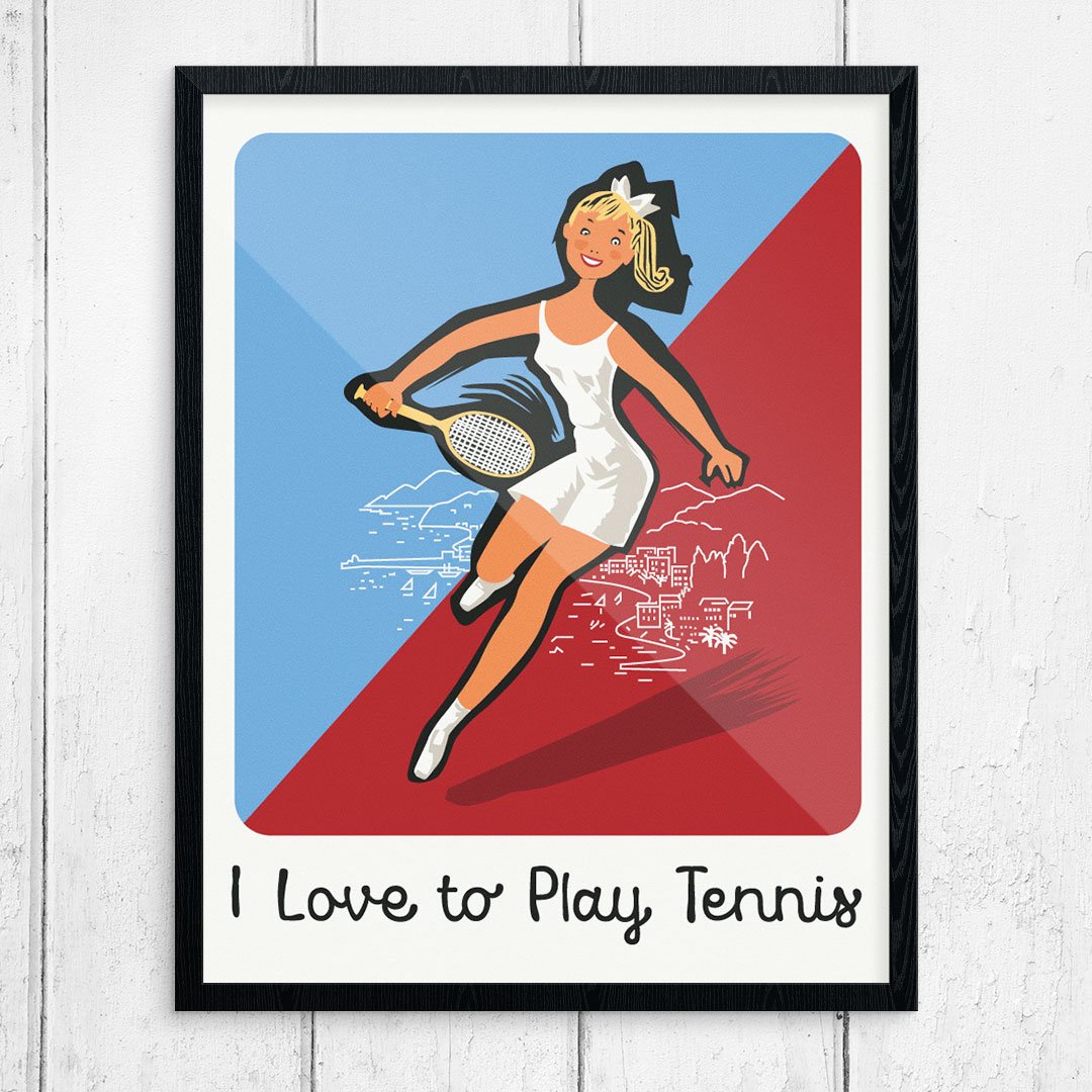 vintage tennis poster 0049