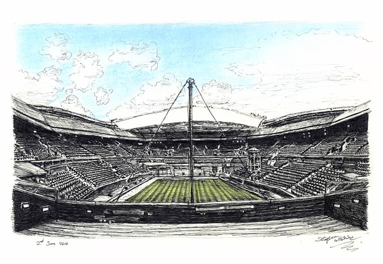 vintage Wimbledon artwork