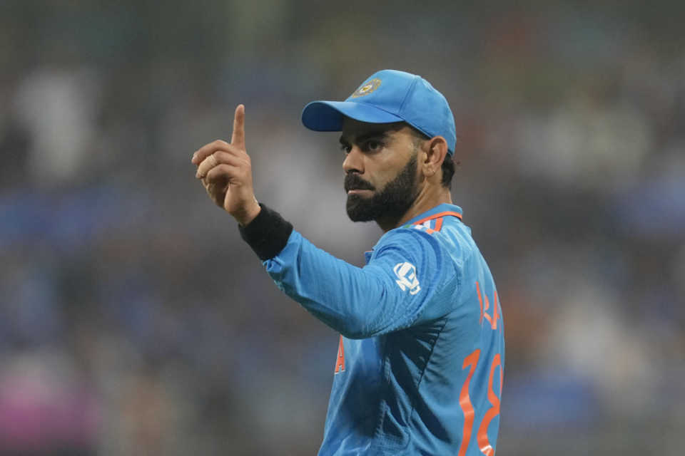 Virat Kohli celebrating runs