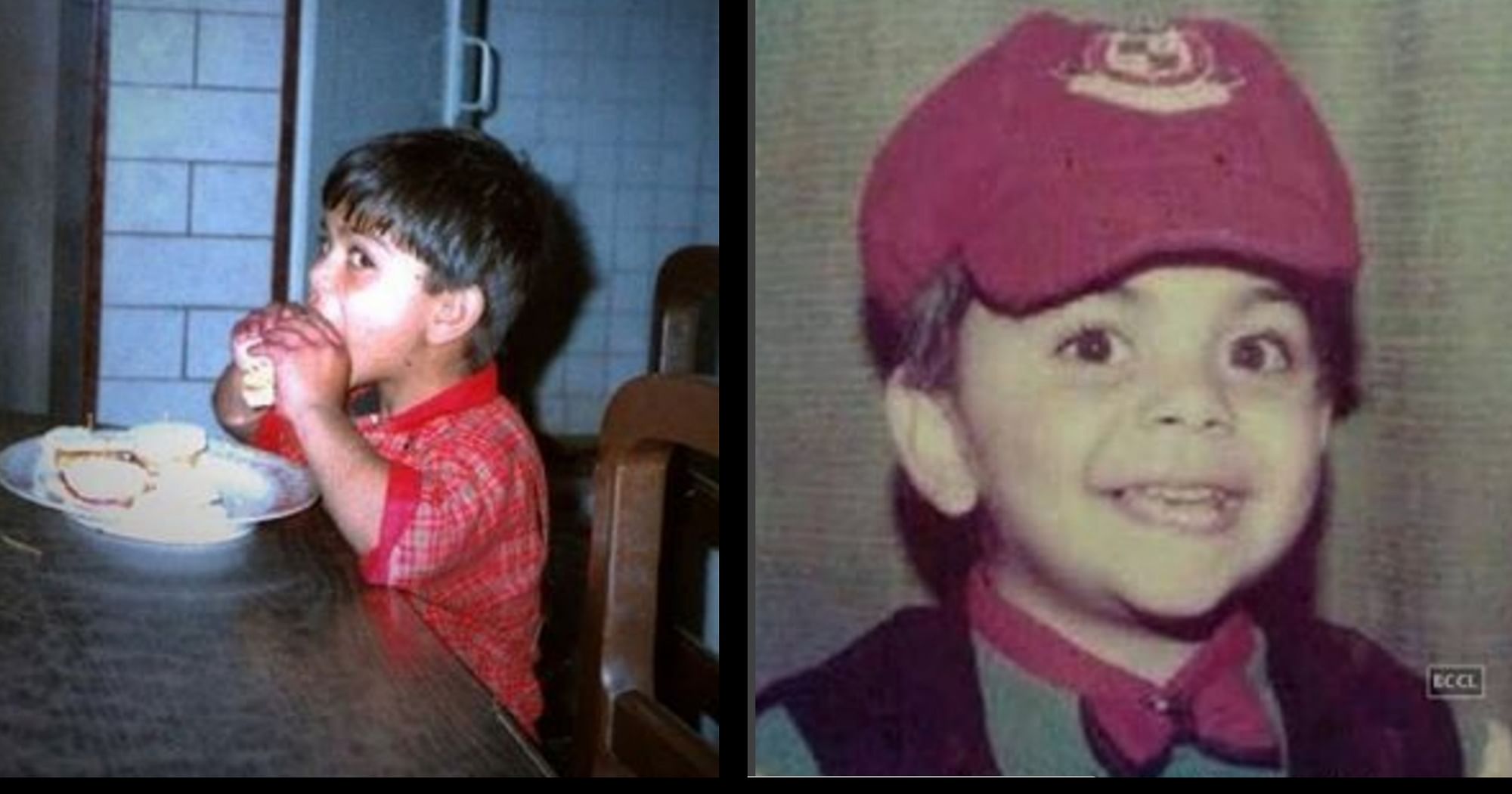 Virat Kohli school days pics