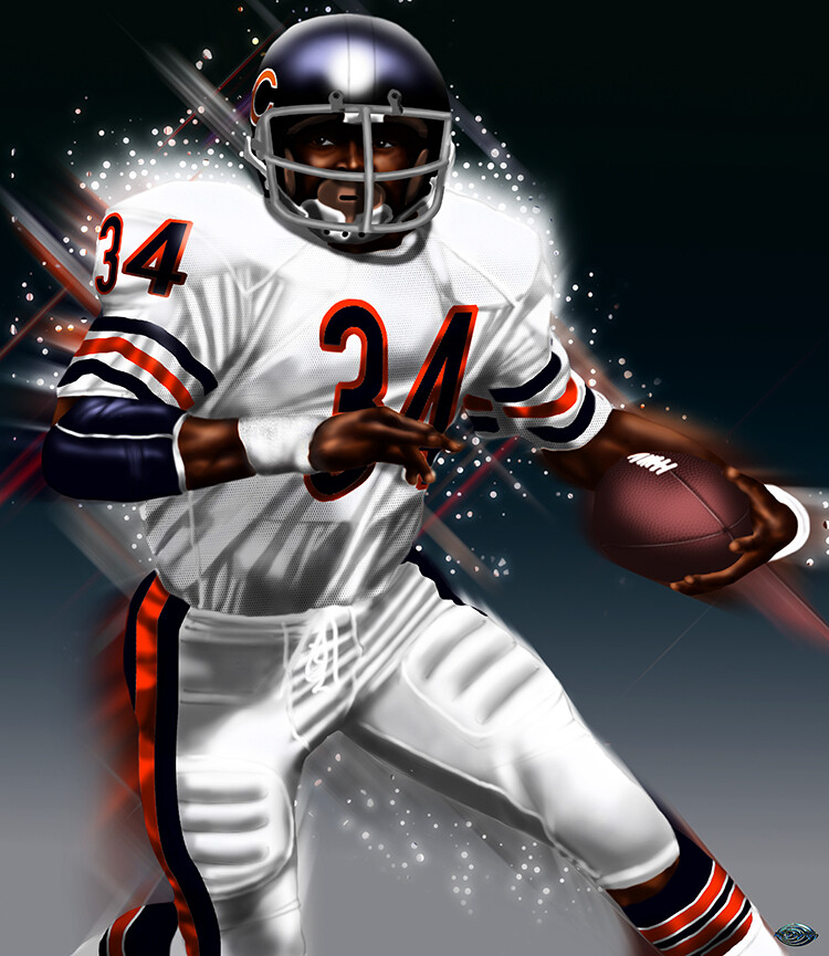 Walter Payton art collection