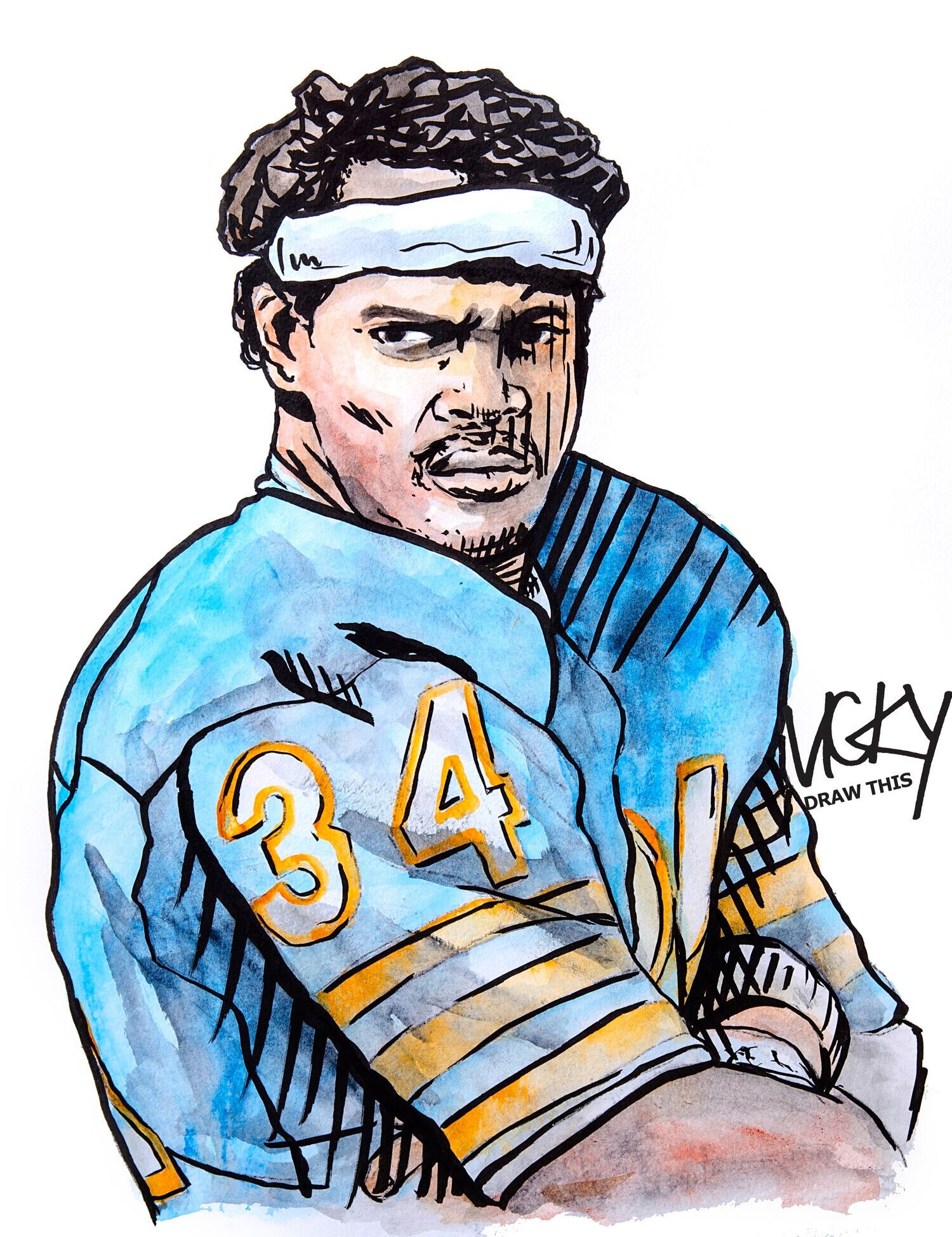 walter payton art 0012