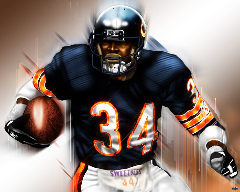 walter payton art 0016