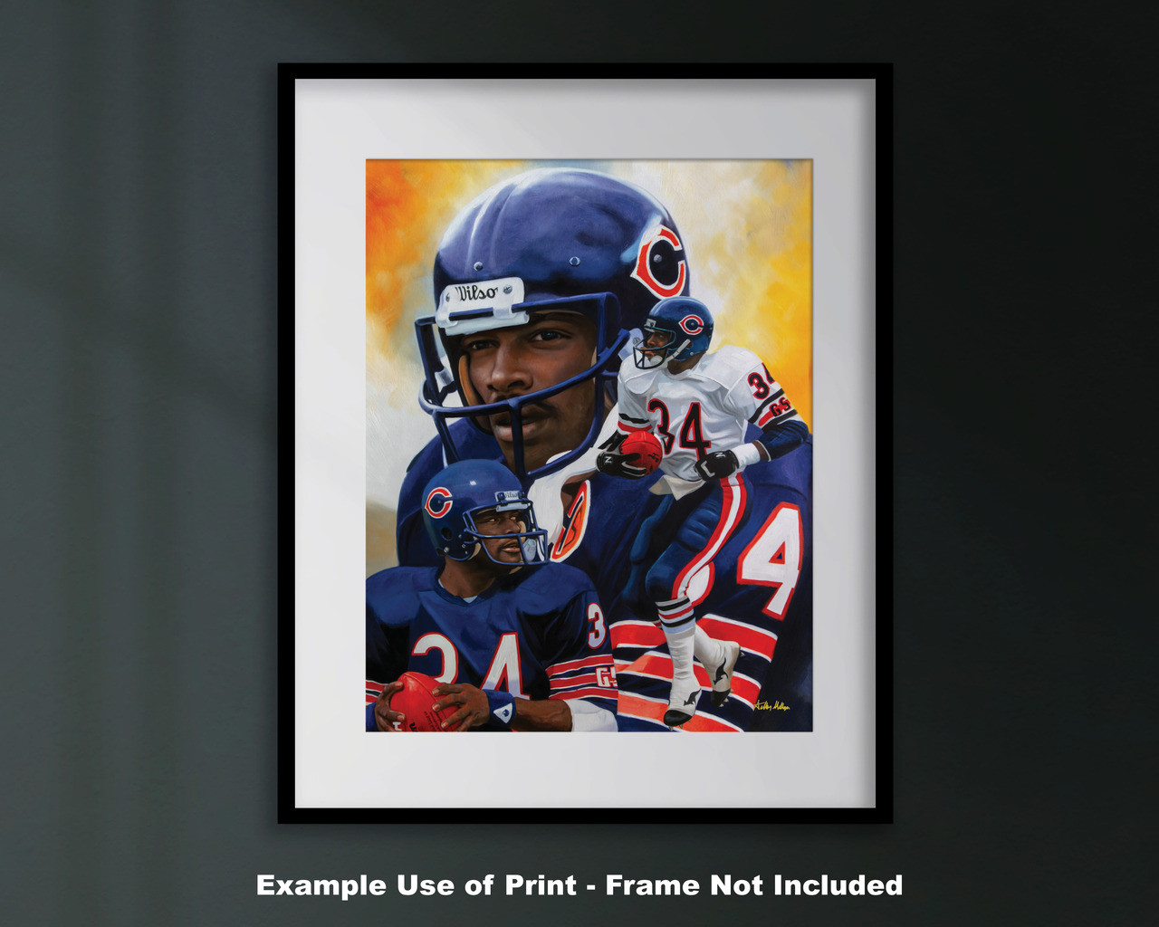 walter payton art 0021