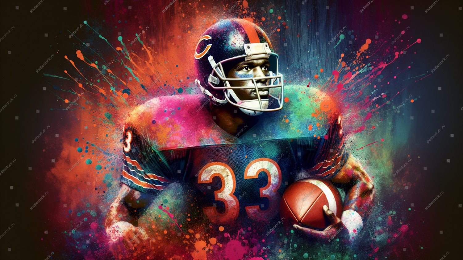walter payton art 0041