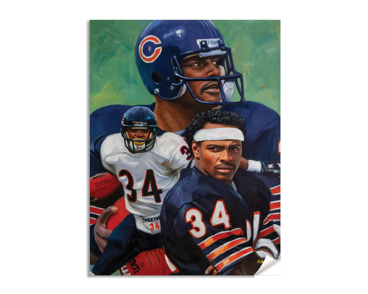 Walter Payton illustrations