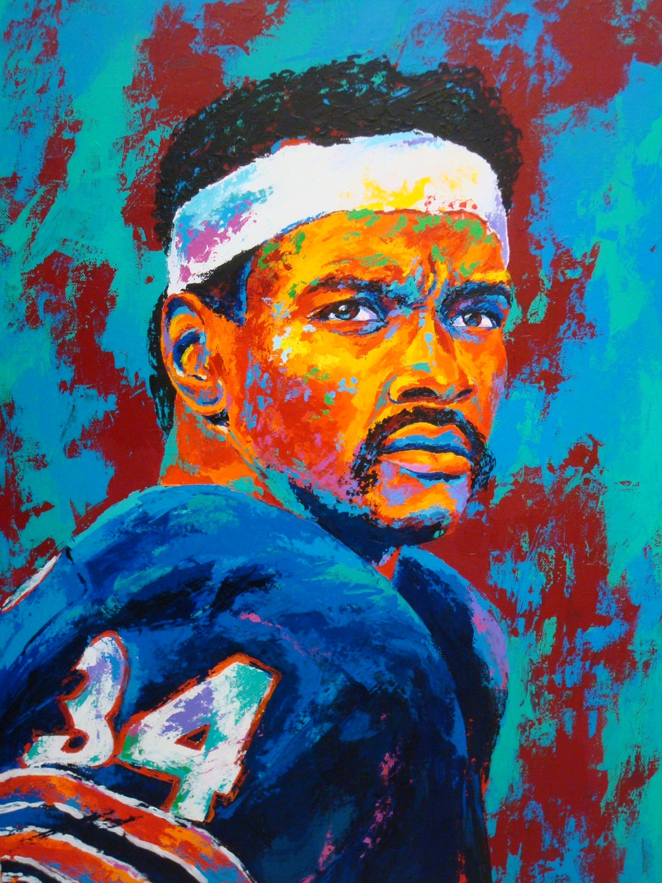 Walter Payton painting
