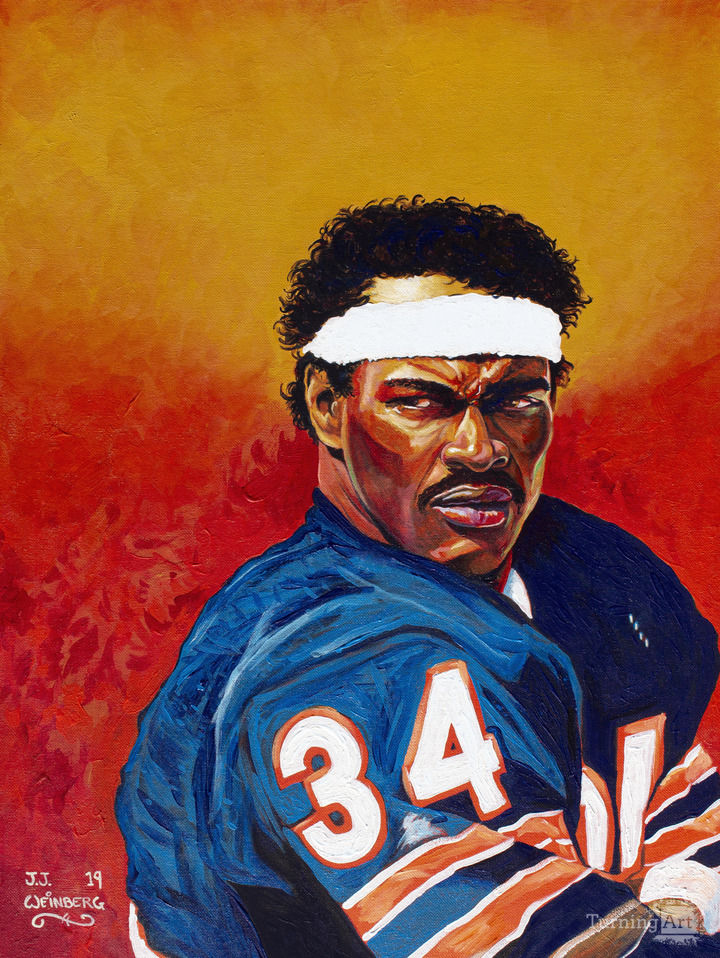 Walter Payton portrait