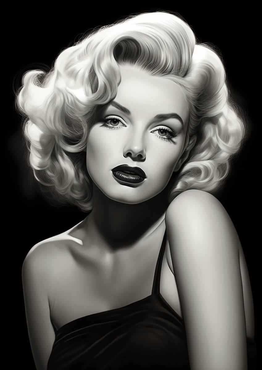 was marilyn monroe black 0009