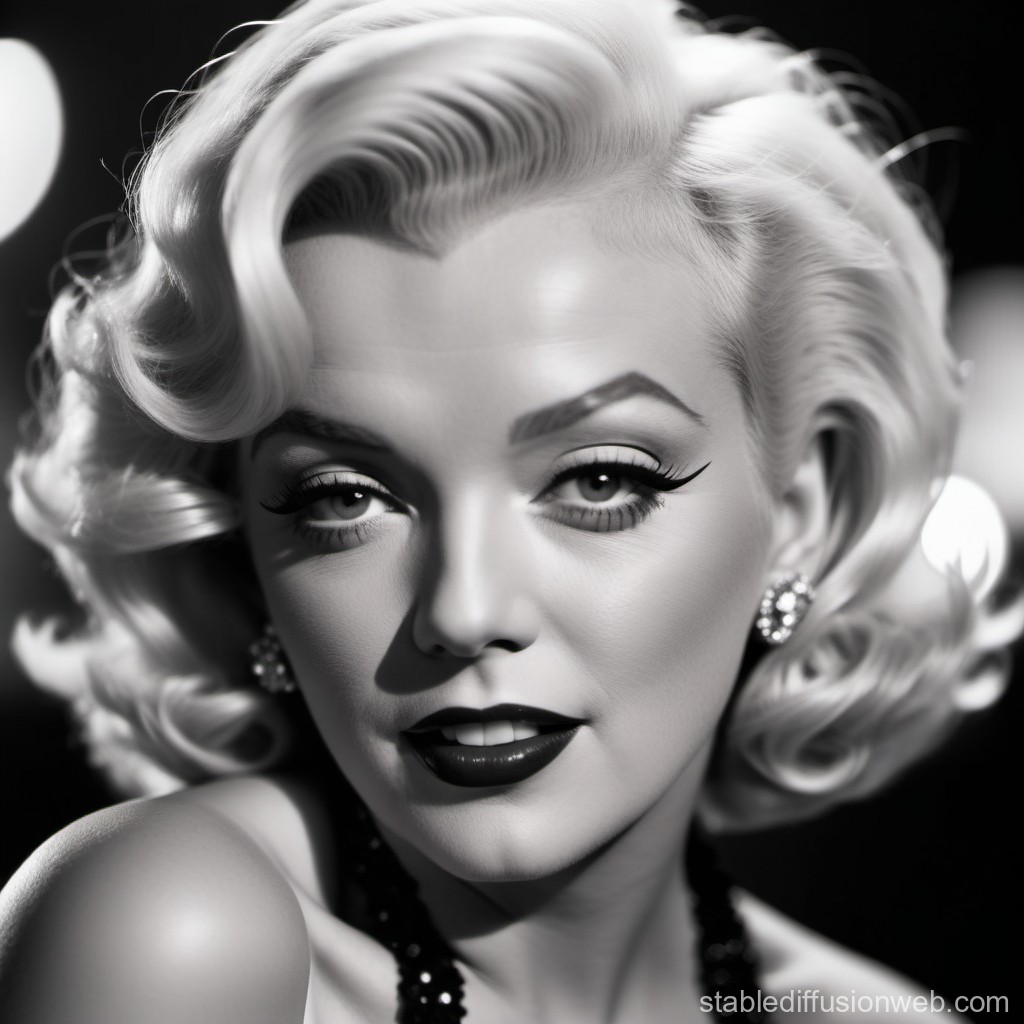 was marilyn monroe black 0039