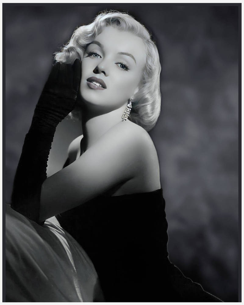 was marilyn monroe black 0043