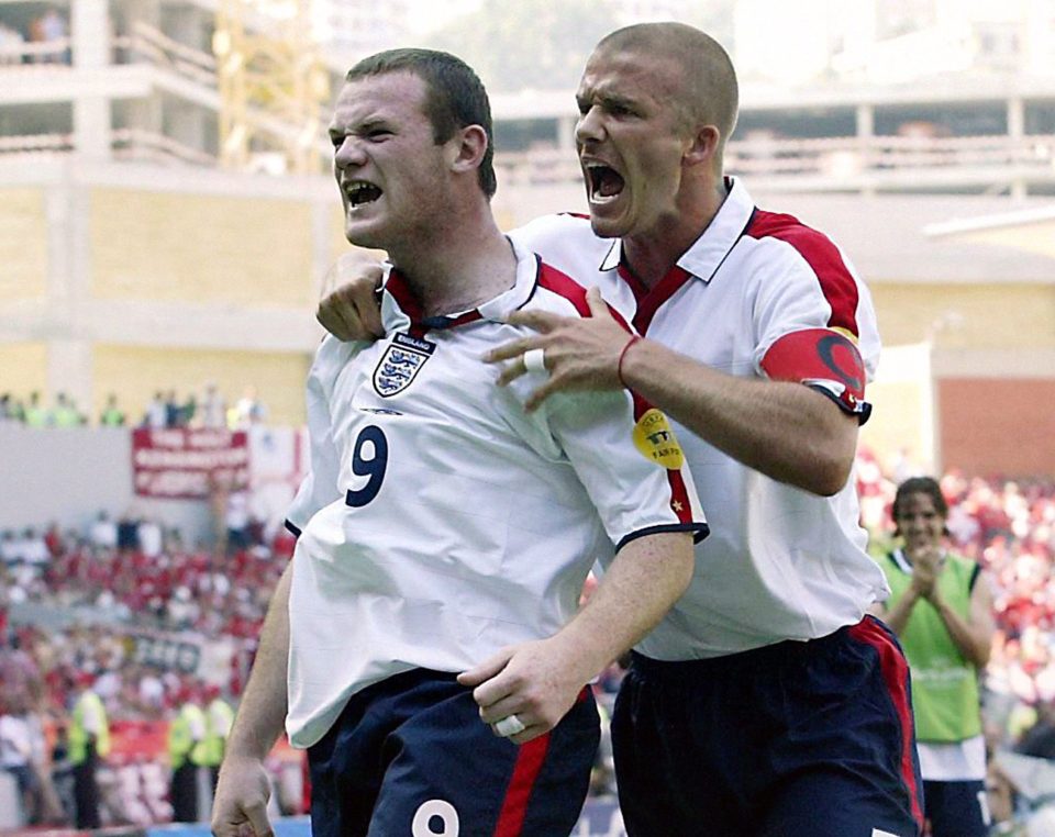wayne rooney and david beckham 0042