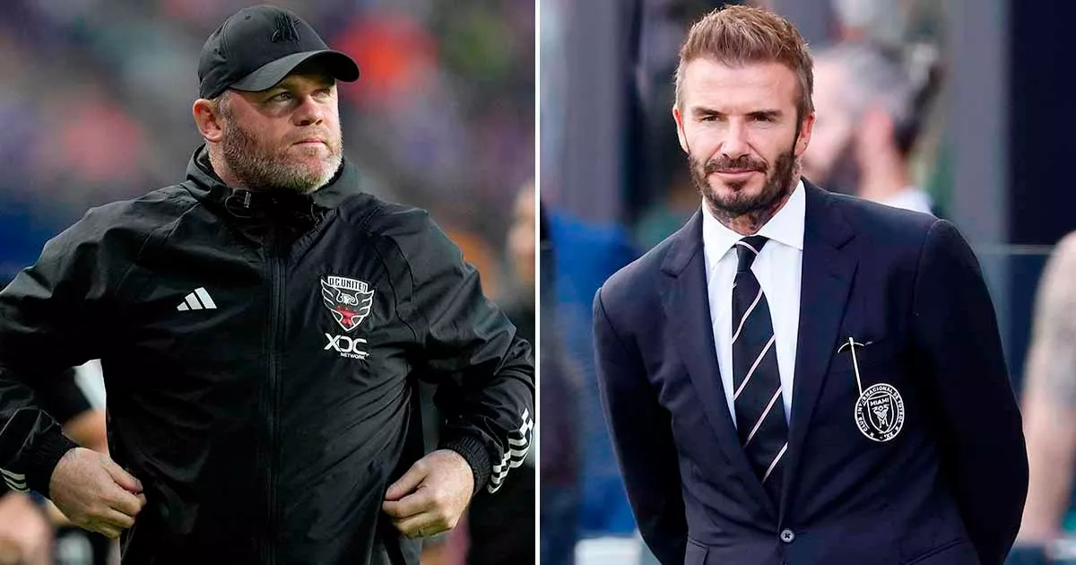 Wayne Rooney vs David Beckham rivalry.