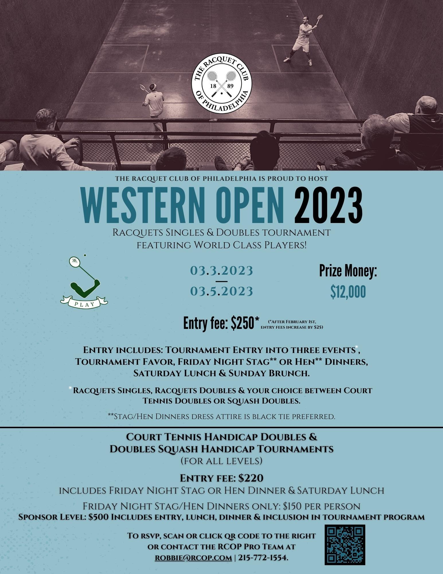 Western Open 2023 betting odds