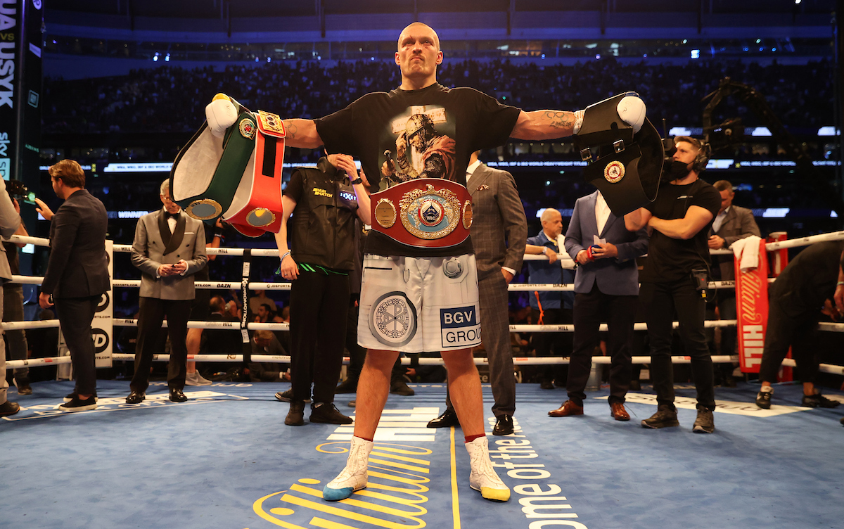 what belts does usyk have 0010