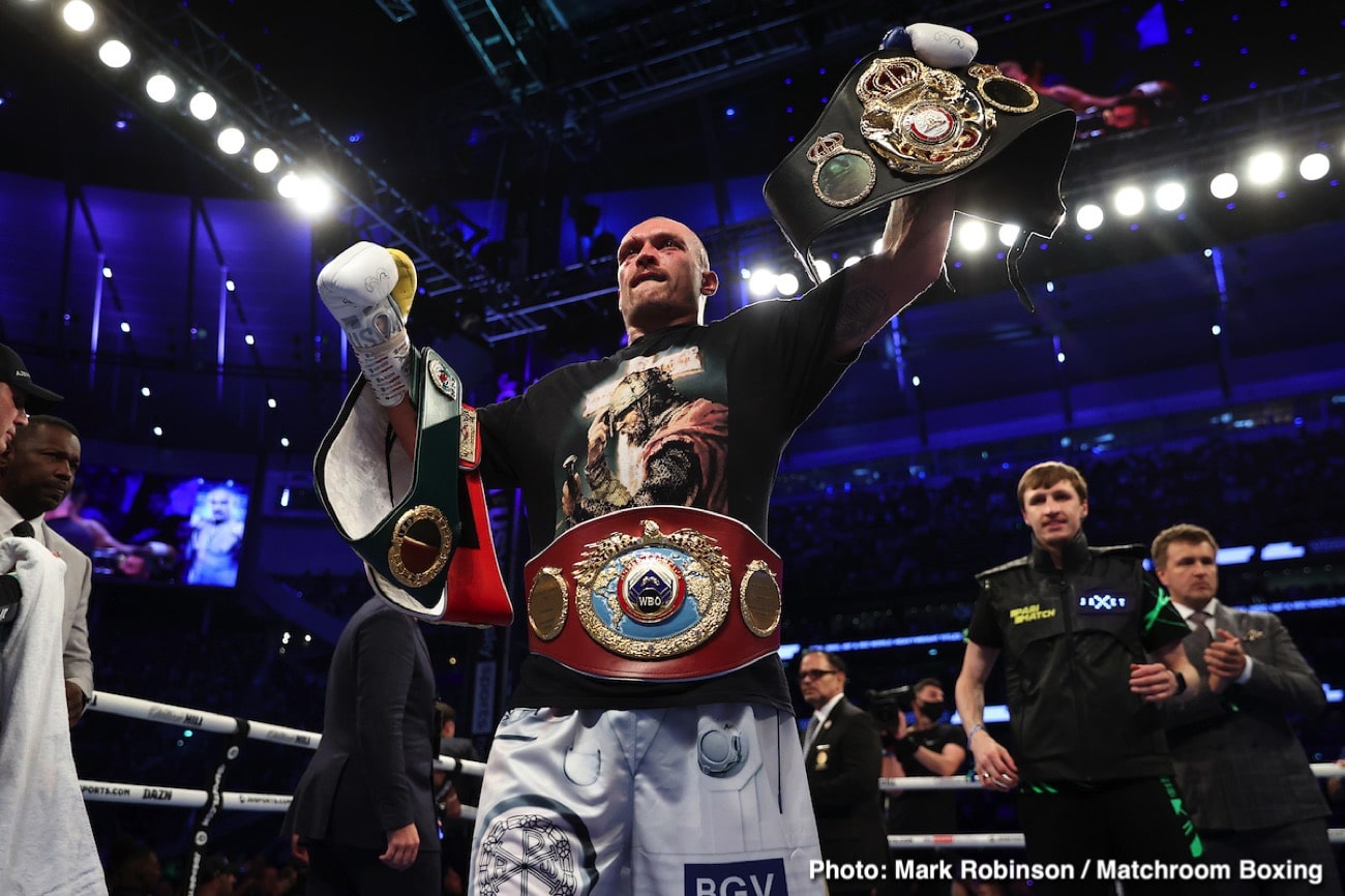 what belts does usyk have 0028