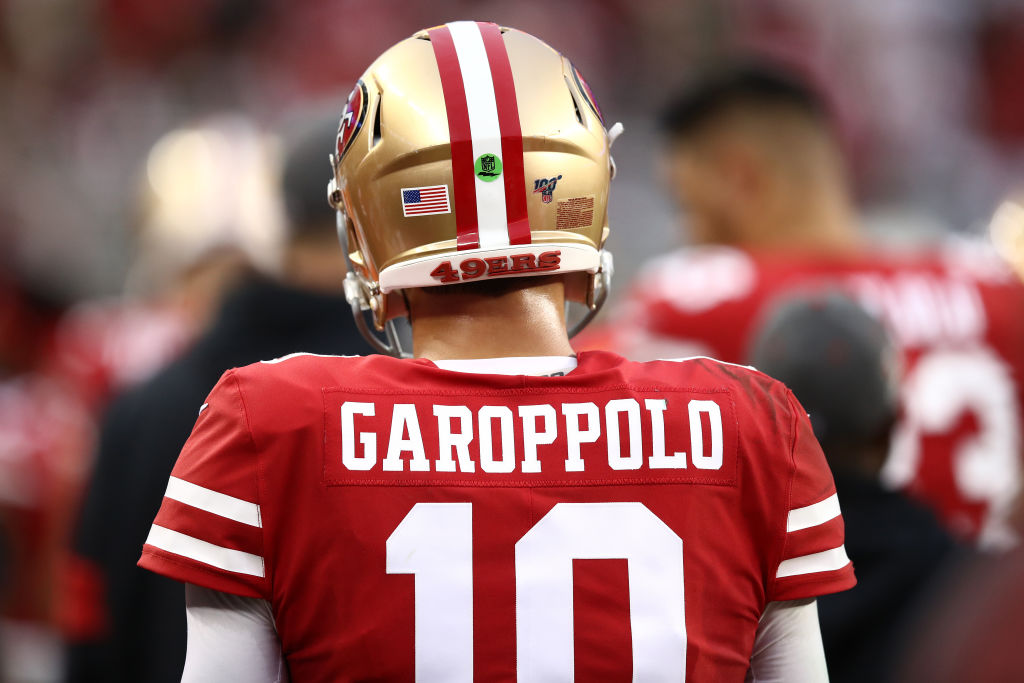 what is the sticker on the back of patrick mahomes helmet 0018