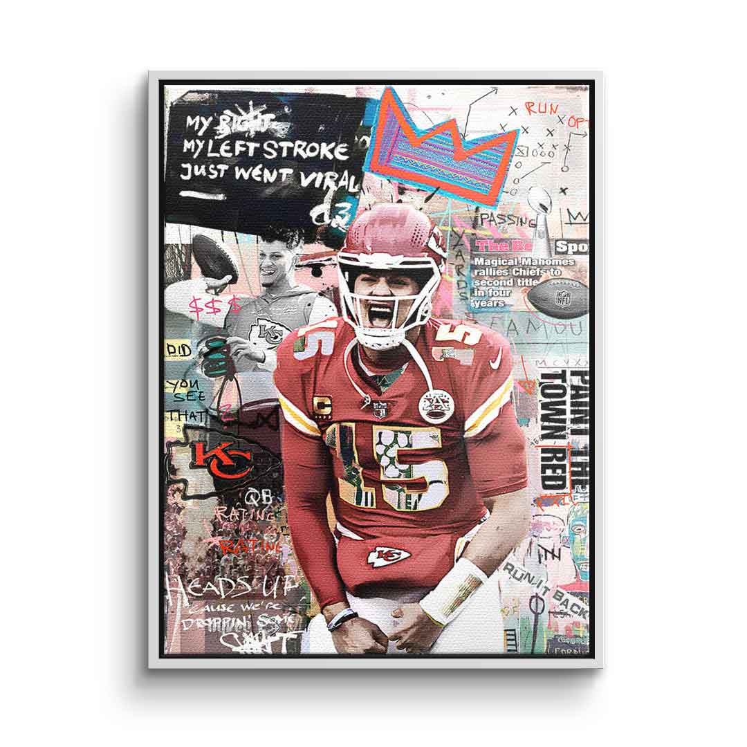what is the sticker on the back of patrick mahomes helmet 0029