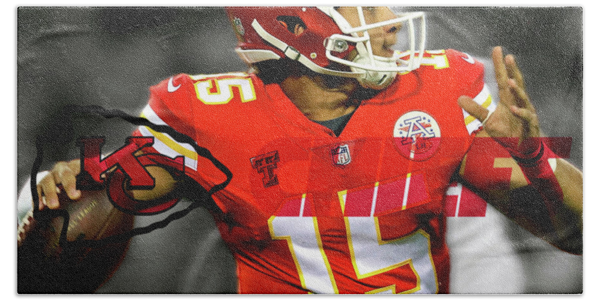 what is the sticker on the back of patrick mahomes helmet 0045