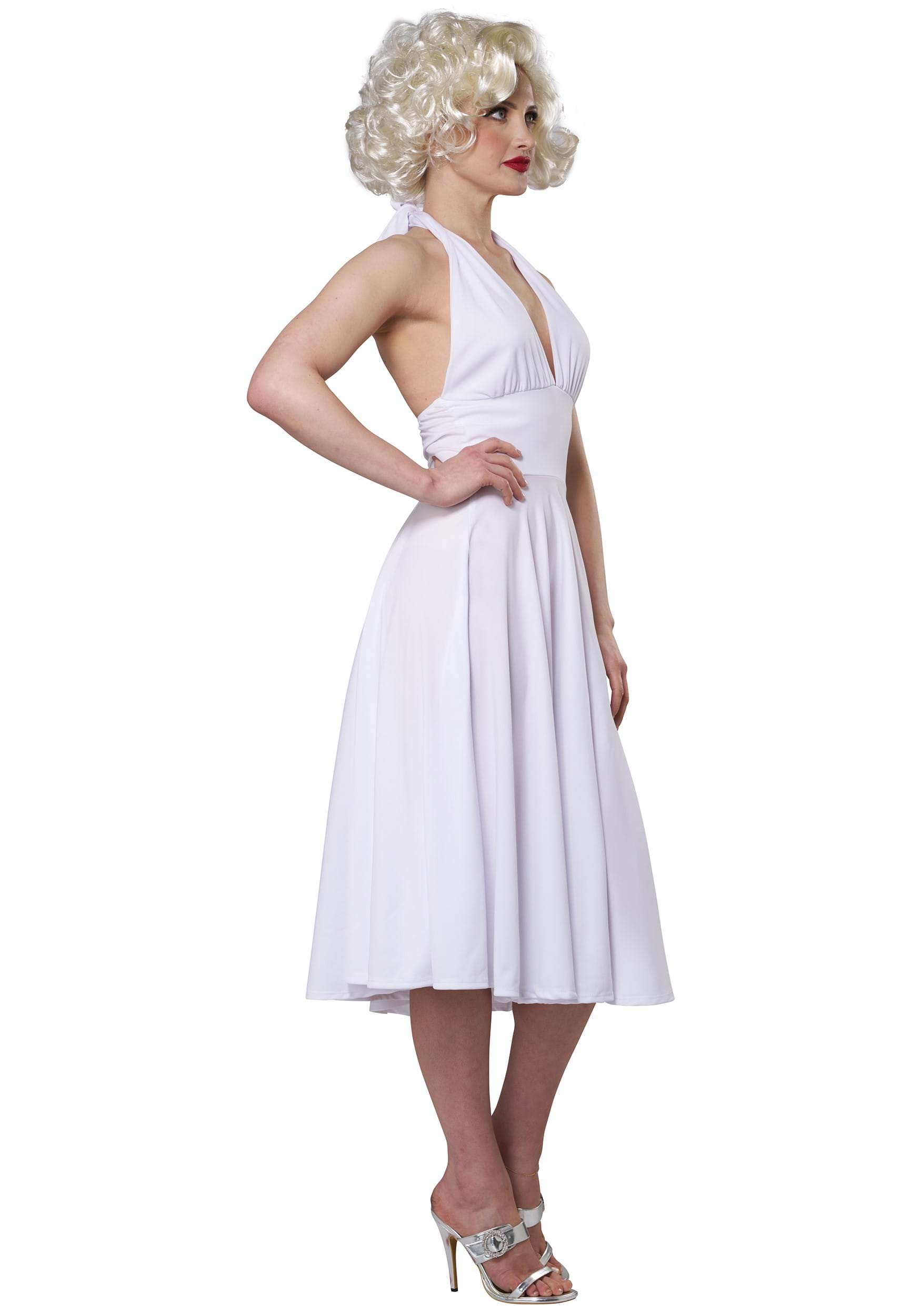 white marilyn monroe dress 0014