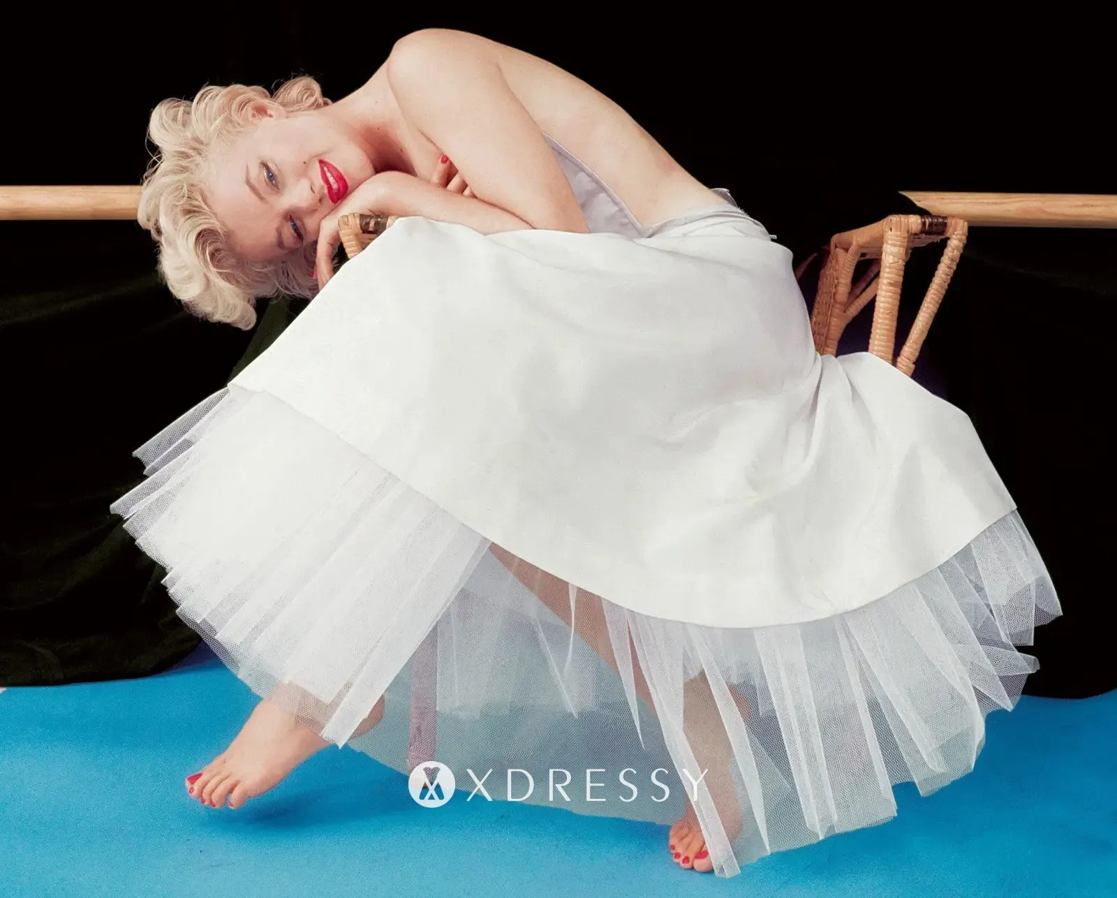 white marilyn monroe dress 0033