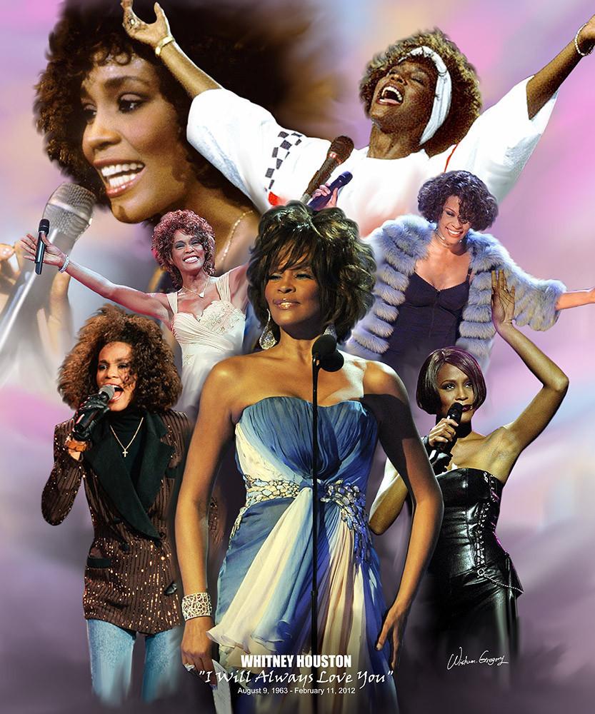 whitney houston portrait 0022