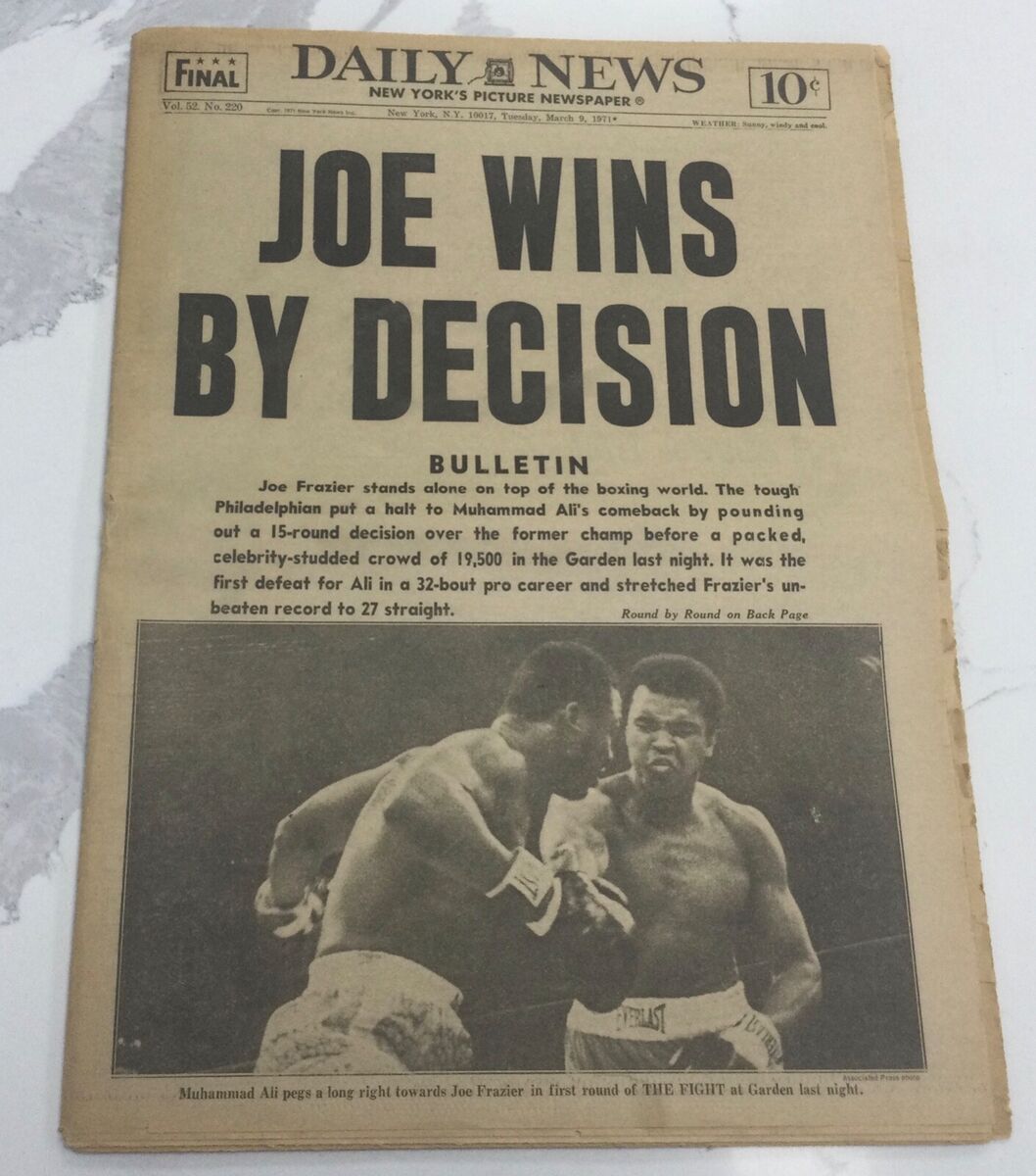 who beat muhammad ali in 1971 0045