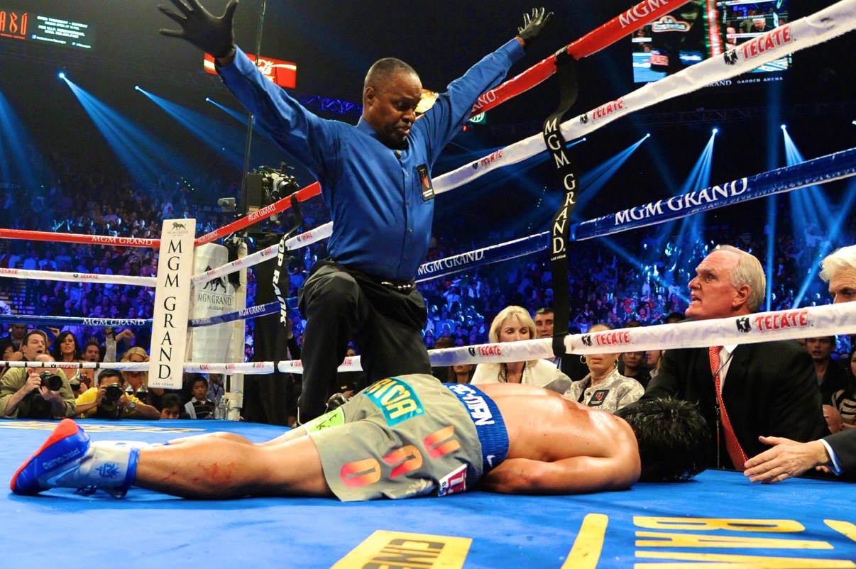 who knocked out manny pacquiao