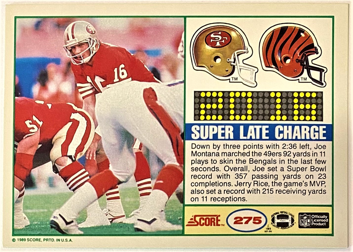 who won super bowl 1989 0033