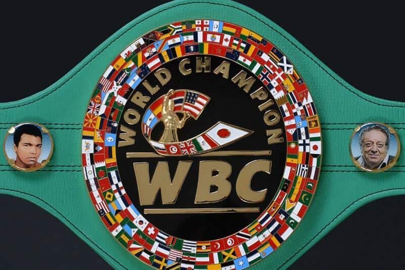 whose pictures are on the wbc belt 0009