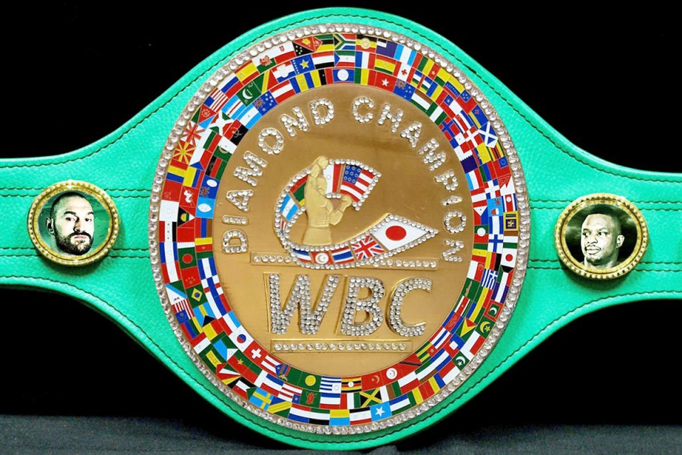 whose pictures are on the wbc belt 0049