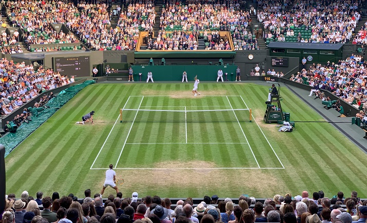 Wimbledon grass court history.