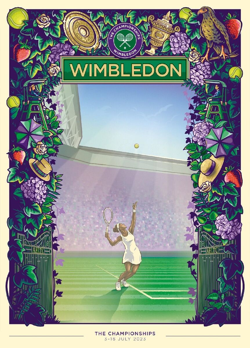 Wimbledon iconic players