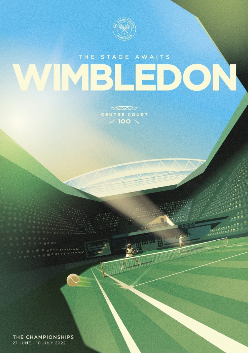 Wimbledon tennis posters