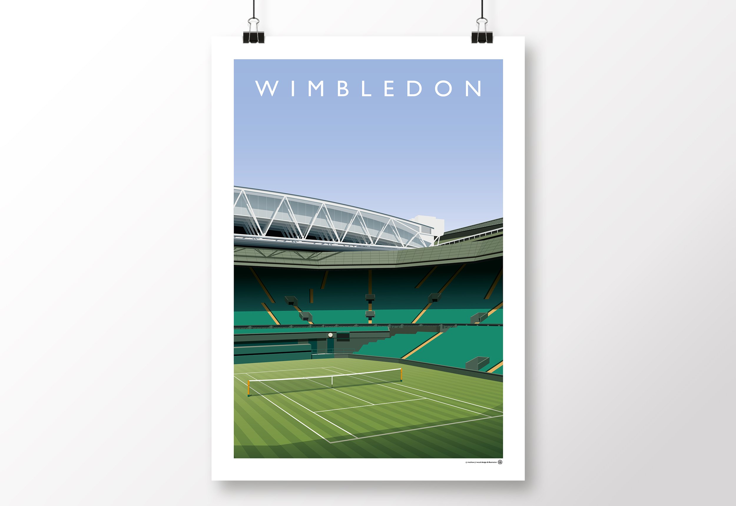 Wimbledon wall art