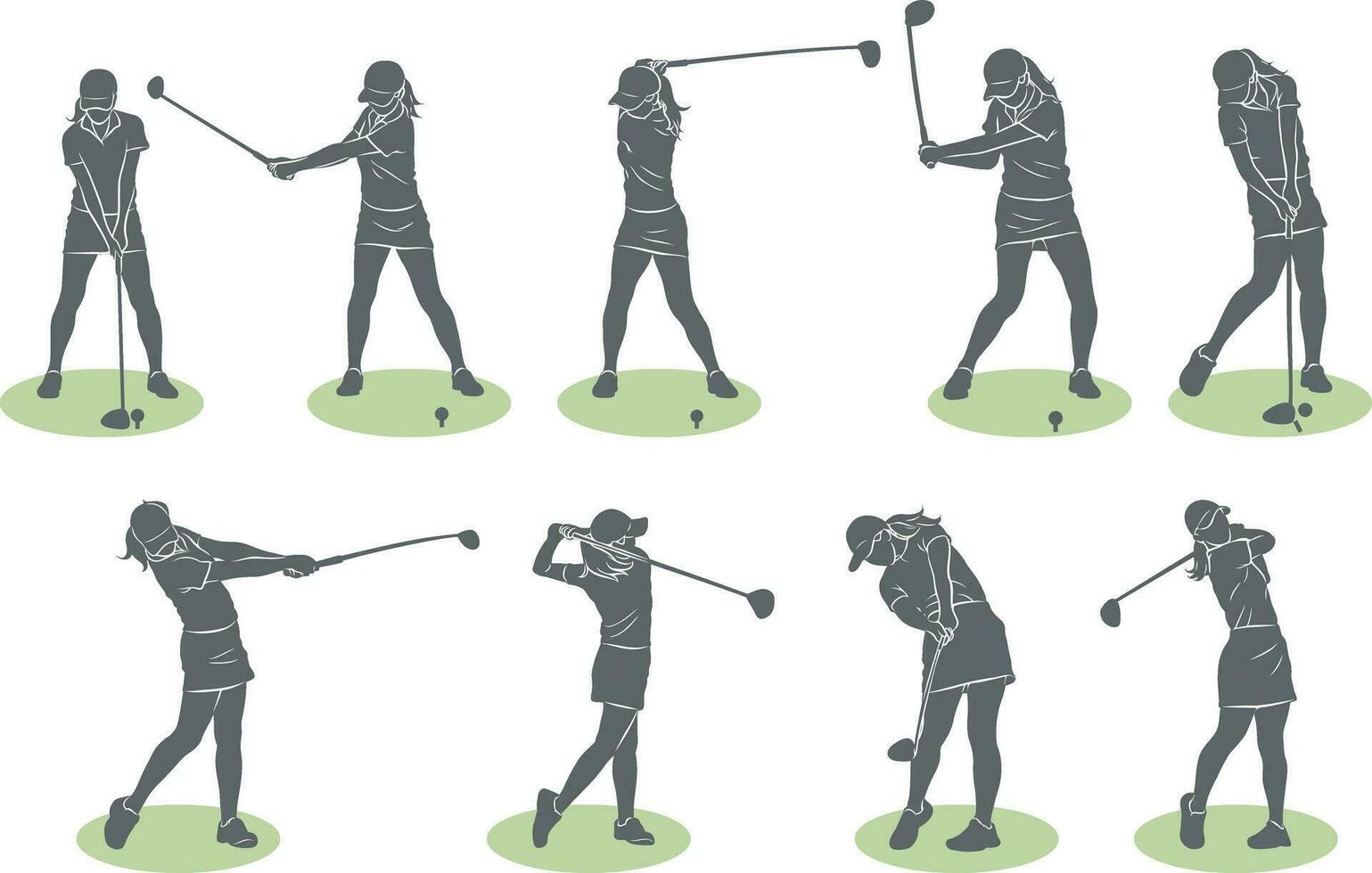 Women’s golf swing sequences 0038