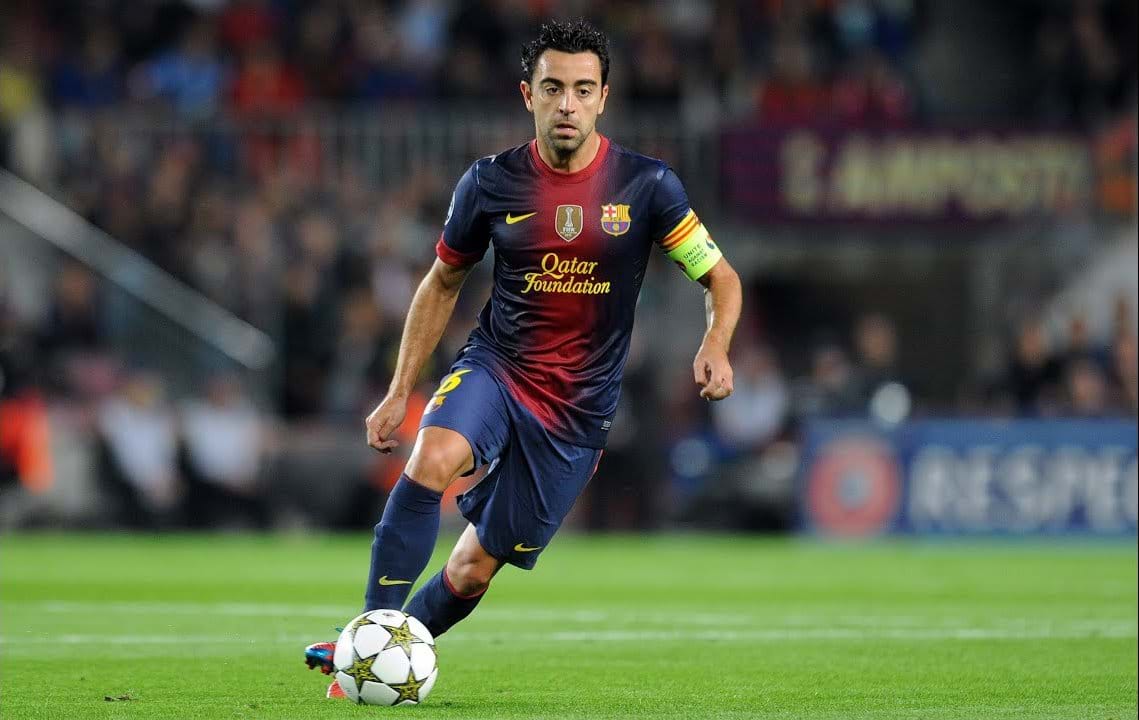 Xavi career timeline photos.