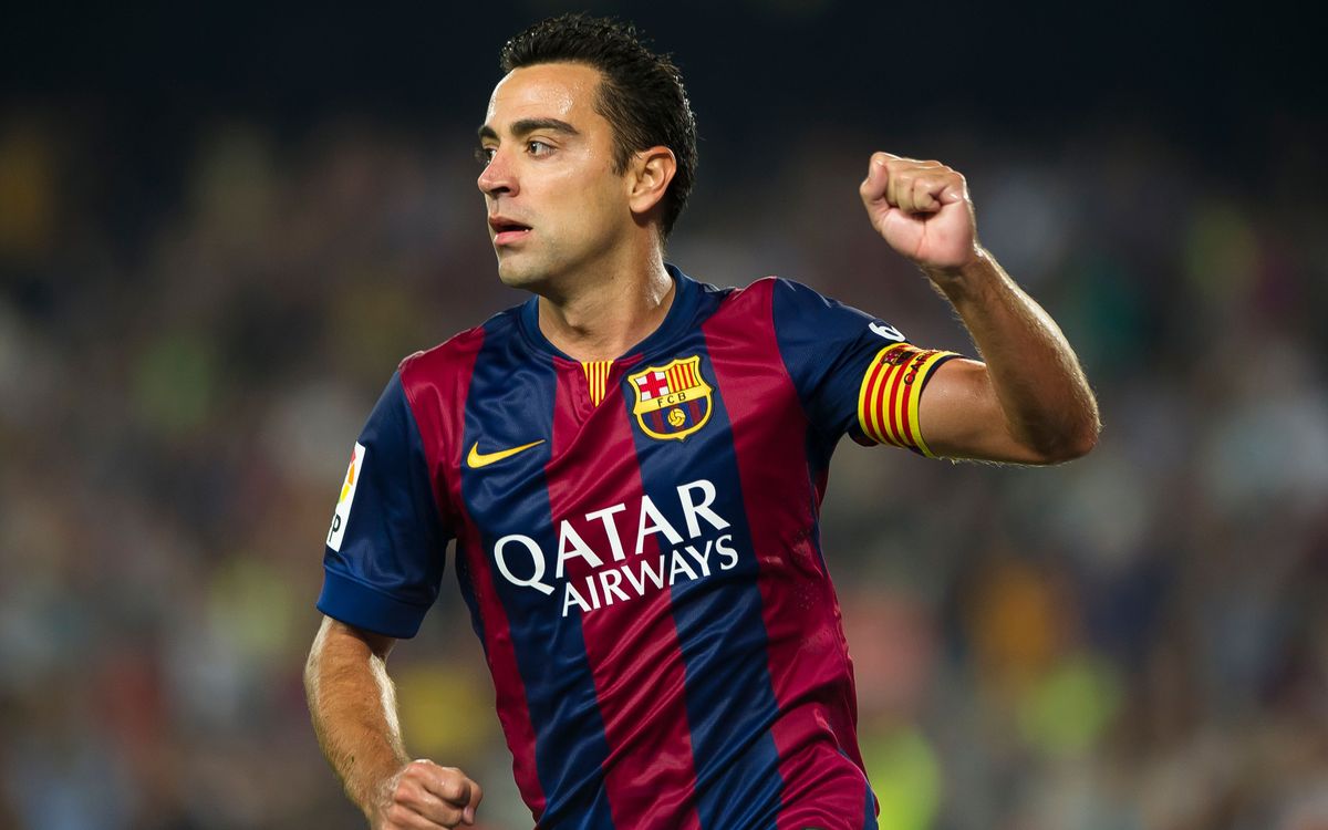 Xavi training photos