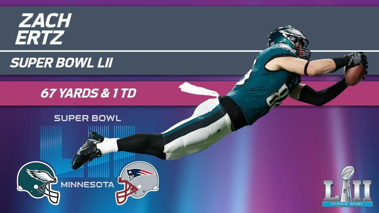 Zach Ertz Super Bowl moments