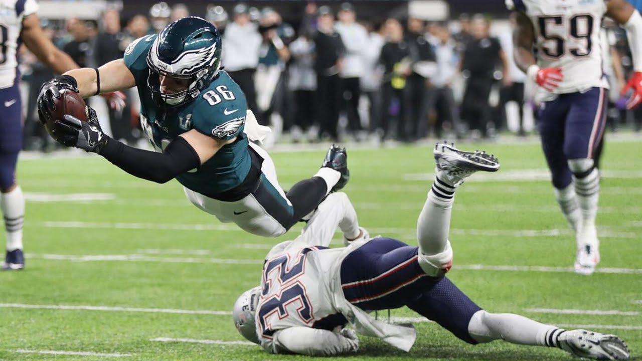 Zach Ertz Super Bowl stats