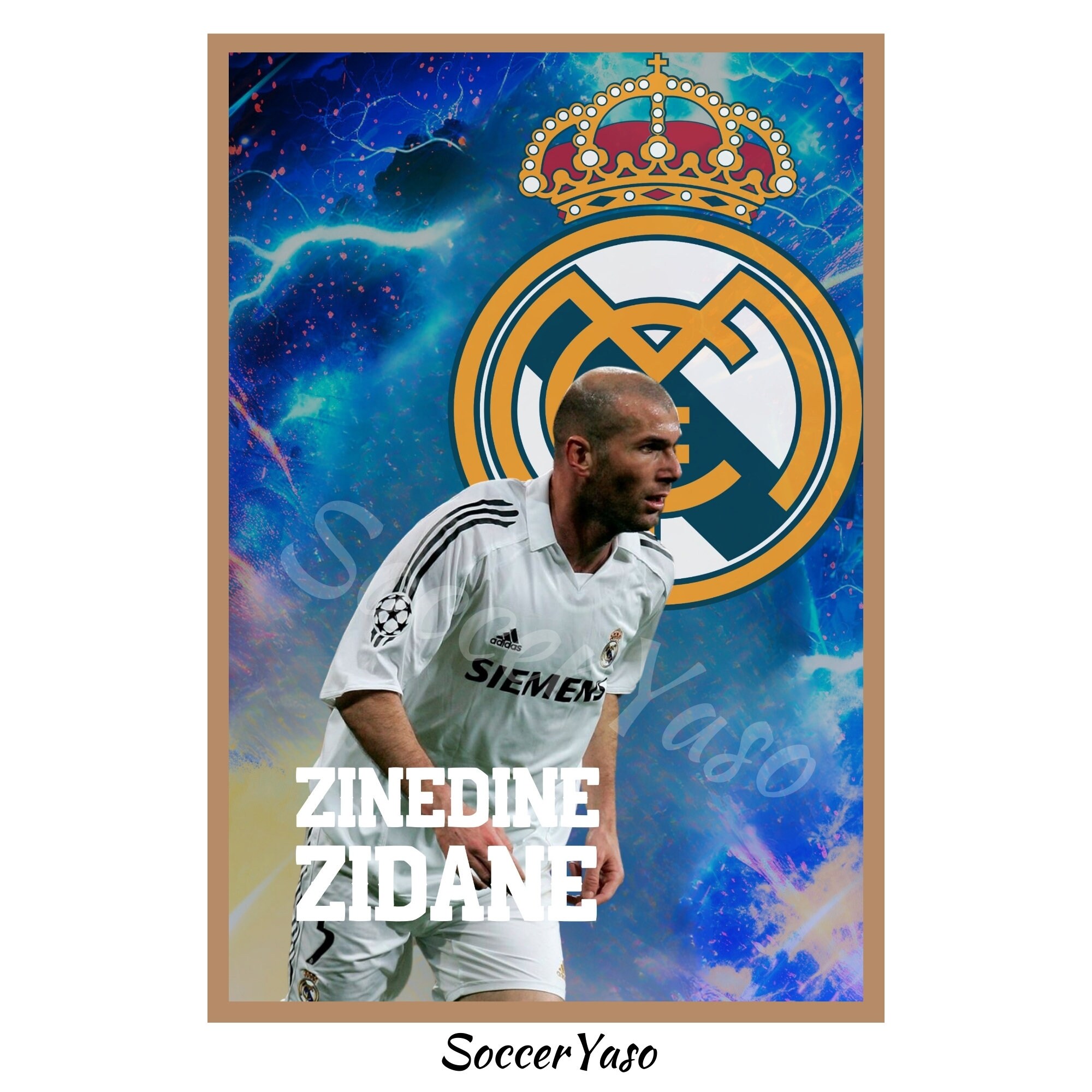 Zidane player silhouette