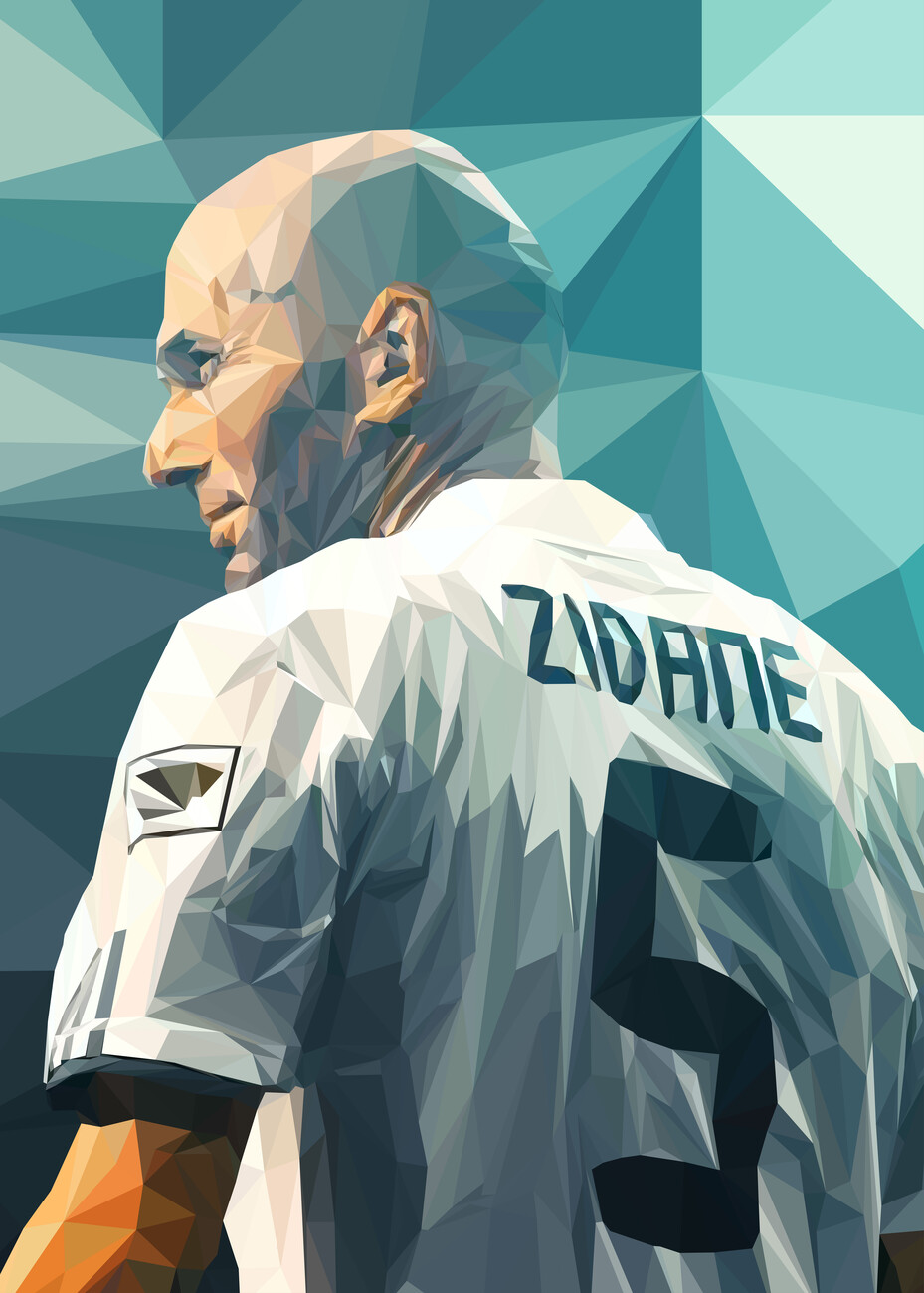 Zidane poster for sale